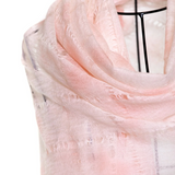 Web Felted Baby Cashmere Shawl - Baby Pink