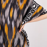 Long Mulberry Pure Silk Dress - IKAT