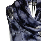 Web Felted Baby Cashmere Shawl - Purple