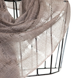 Web Felted Baby Cashmere Shawl - Sepia