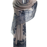 Desert Dwellers Baby Cashmere Shawl - Toush Navy