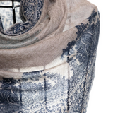 Desert Dwellers Baby Cashmere Shawl - Toush Navy