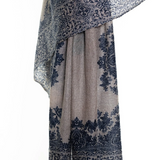 Desert Dwellers Baby Cashmere Shawl - Toush Navy