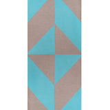 Symmetric Mo-shmeres Triangles Dual Tone - Turquoise Taupe
