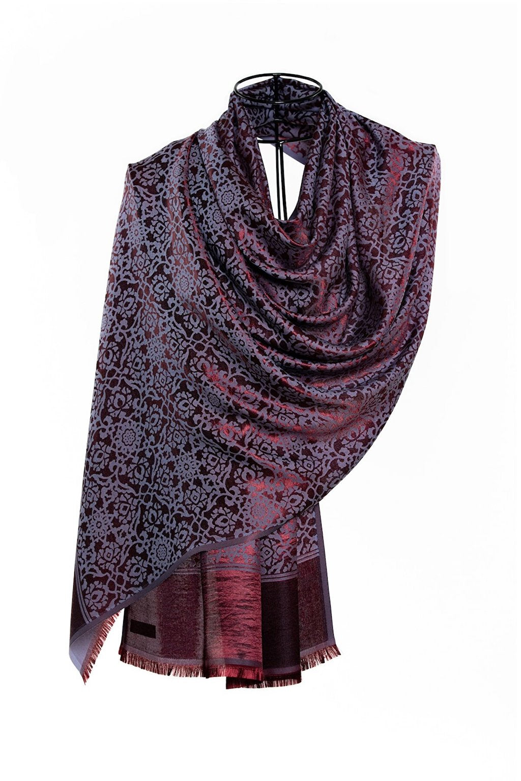 Modal Silk Scarves - Tiles