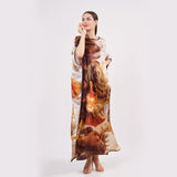Long Mulberry Pure Silk Dress - Frida Divine Feminine