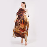Long Mulberry Pure Silk Dress - Frida Divine Feminine